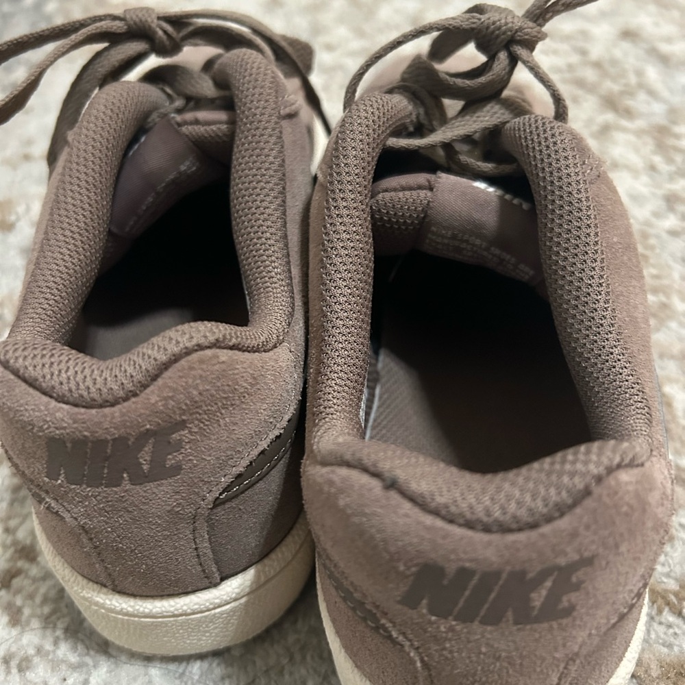 Nike Women's Court Royale Suede Brown Athletic Sneakers - Picture 3 of 8